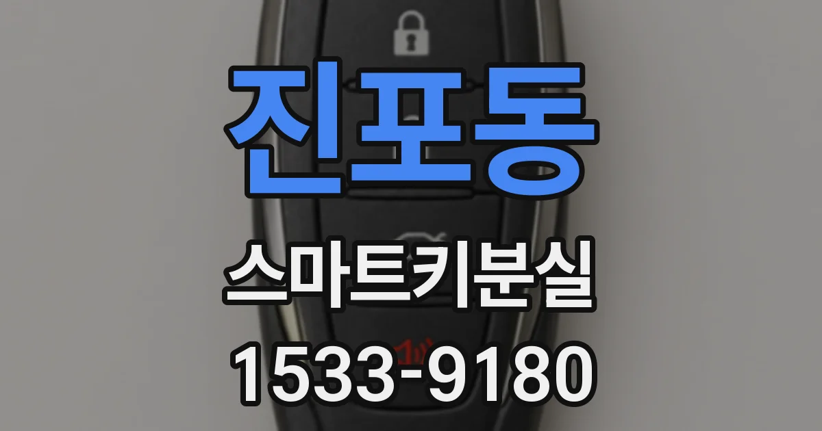 진포동 스마트키분실