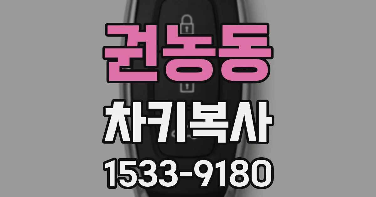 권농동 차키복사