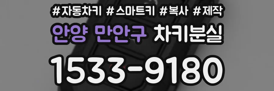 안양 만안구 차키분실
