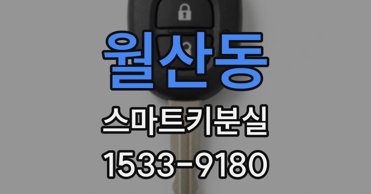 월산동 스마트키분실