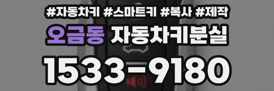 오금동 자동차키분실
