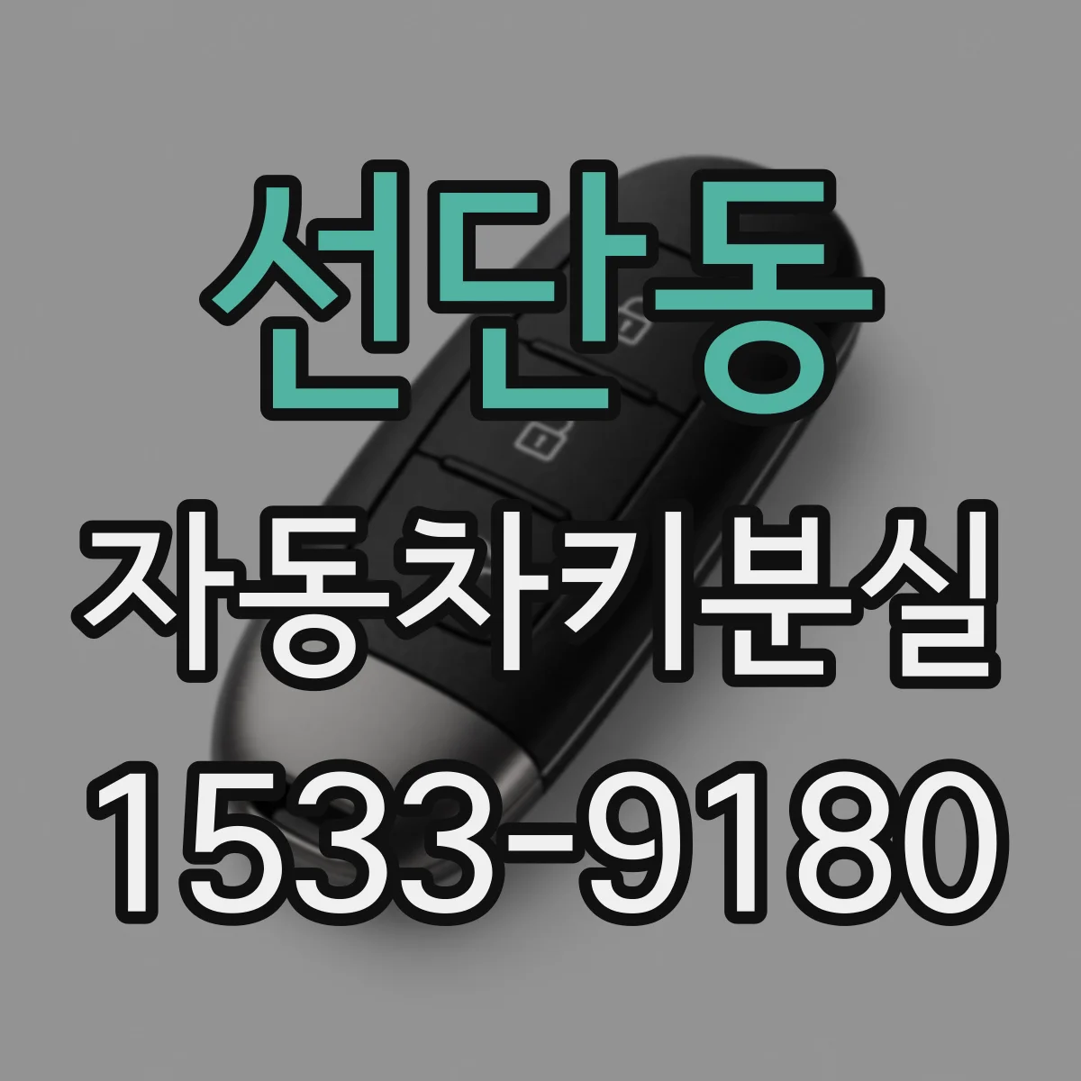 선단동 자동차키분실