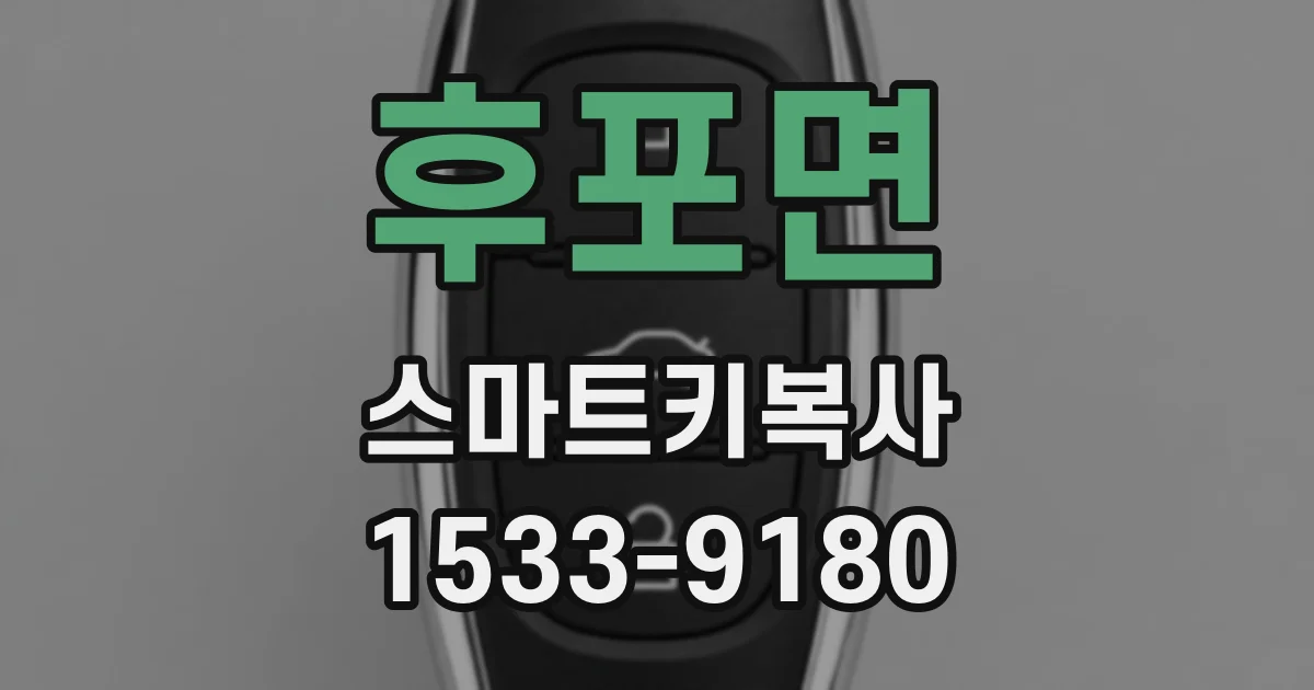 후포면 스마트키복사