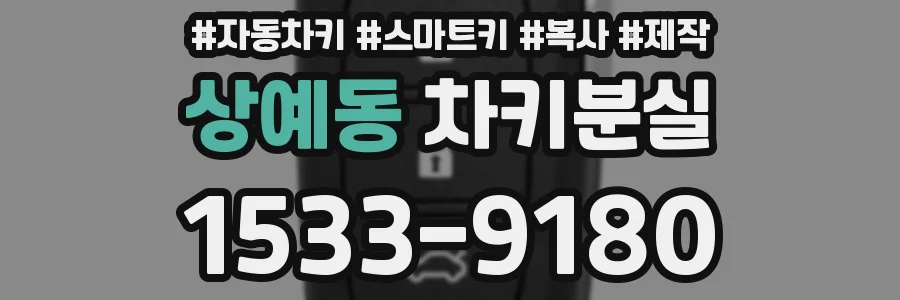 상예동 차키분실