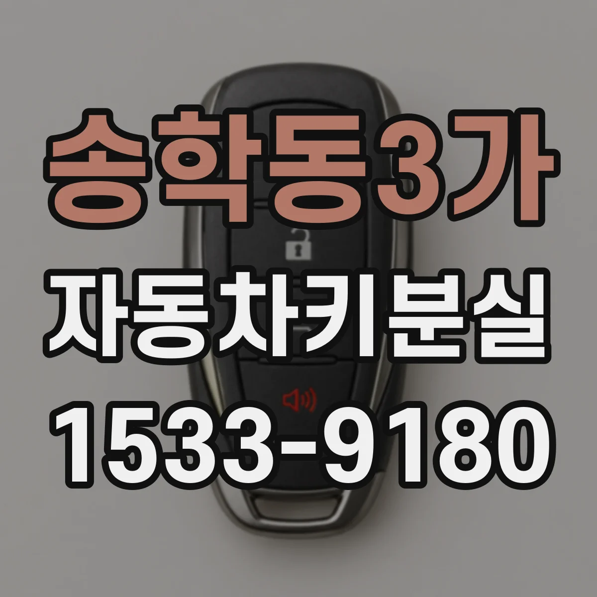 송학동3가 자동차키분실