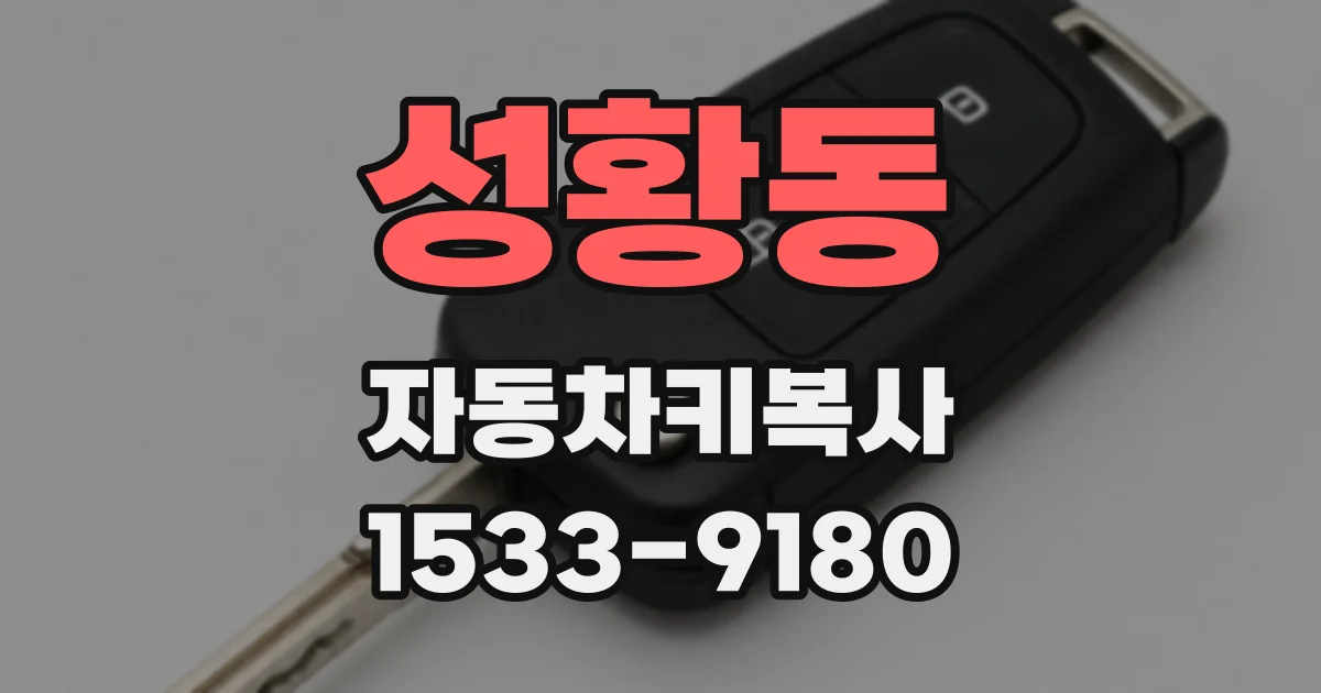 성황동 자동차키복사