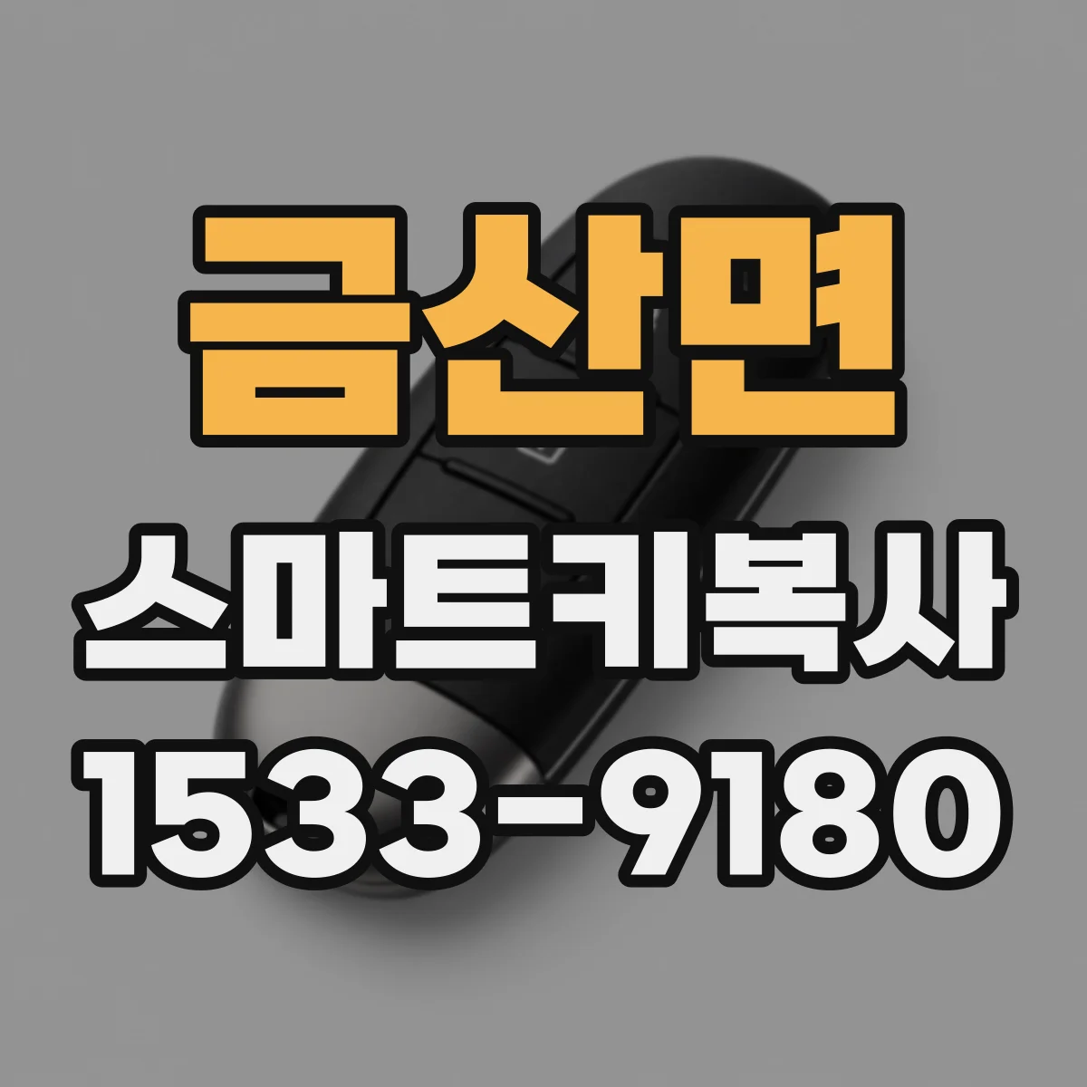 금산면 스마트키복사