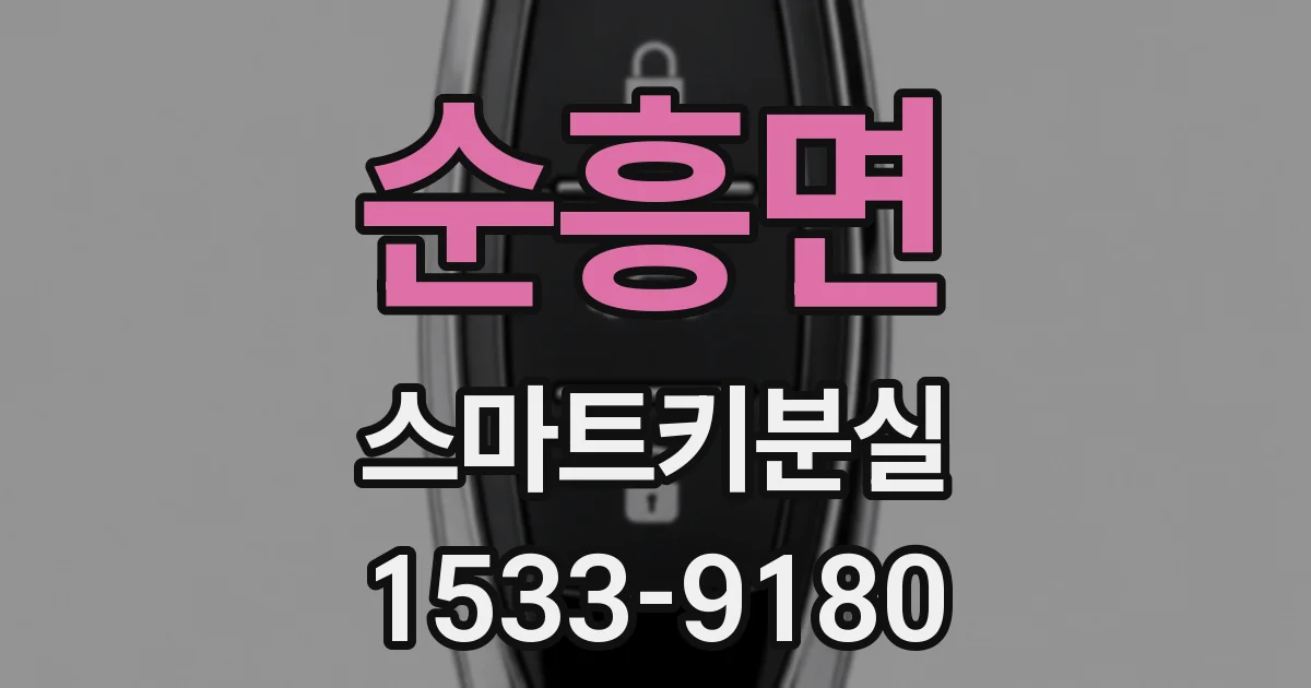 순흥면 스마트키분실