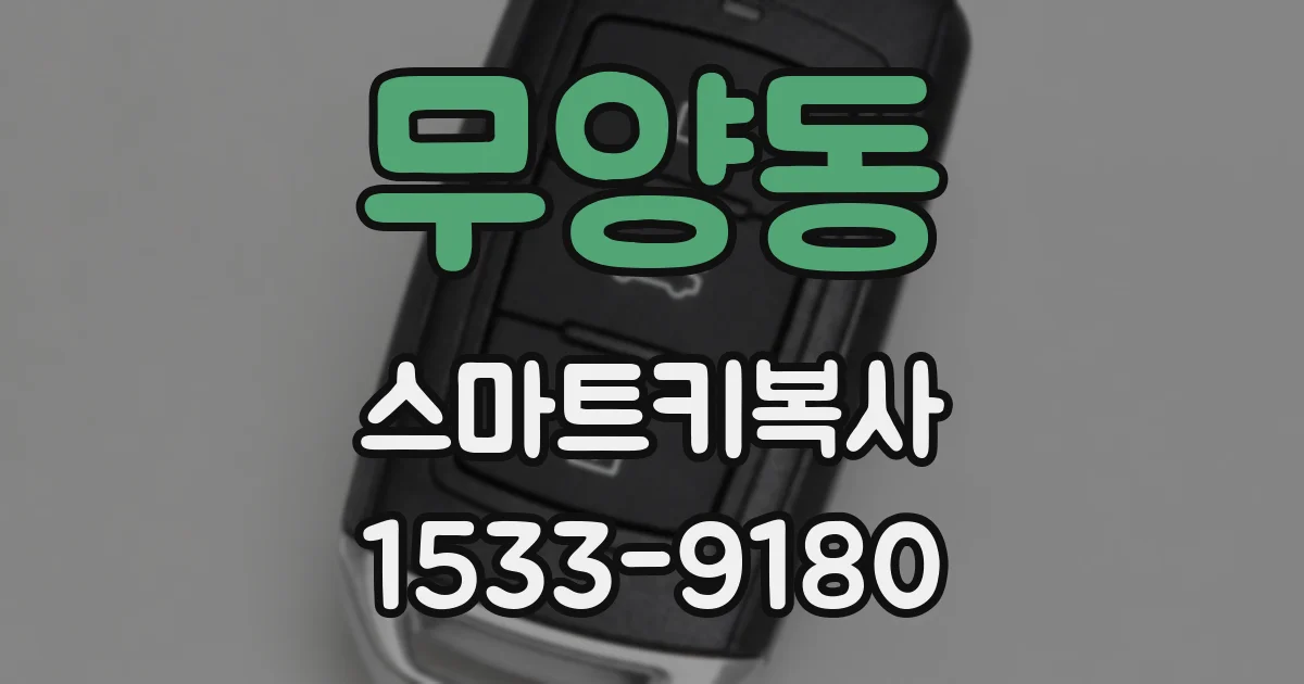 무양동 스마트키복사