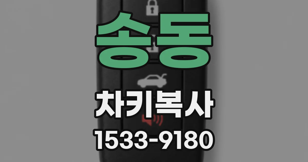 송동 차키복사