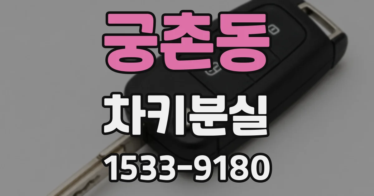 궁촌동 차키분실