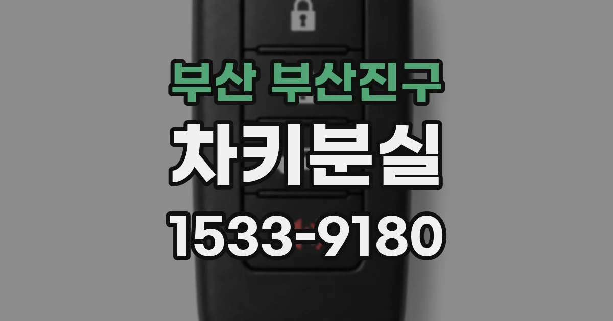 부산 부산진구 차키분실