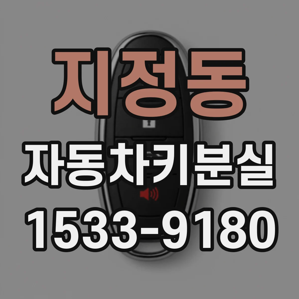 지정동 자동차키분실