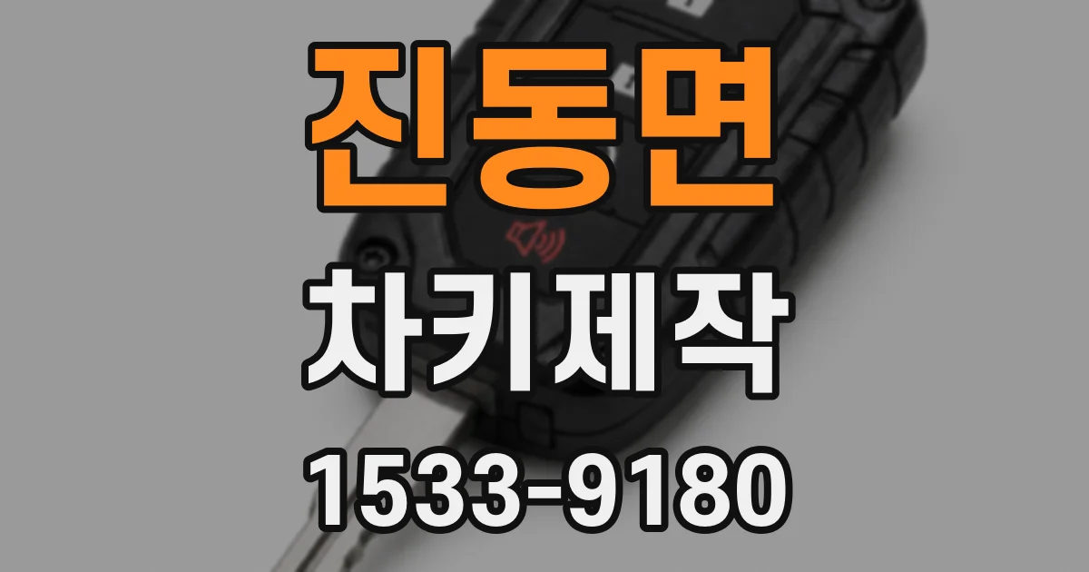 진동면 차키제작