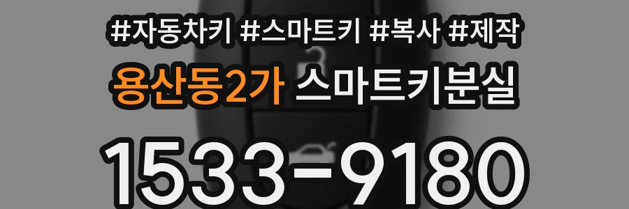 용산동2가 스마트키분실
