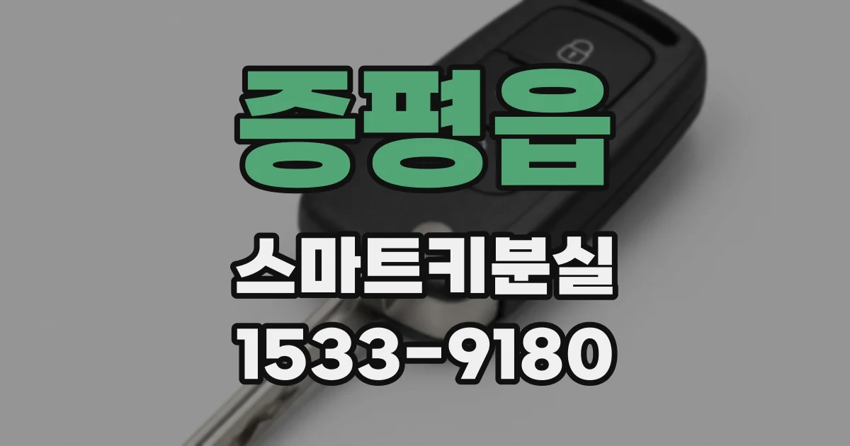 증평읍 스마트키분실