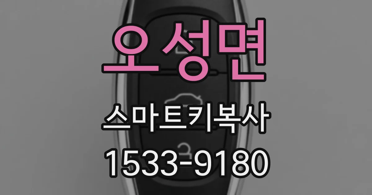오성면 스마트키복사