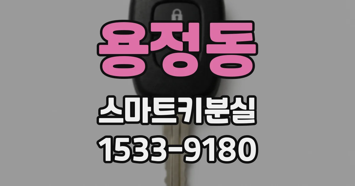 용정동 스마트키분실