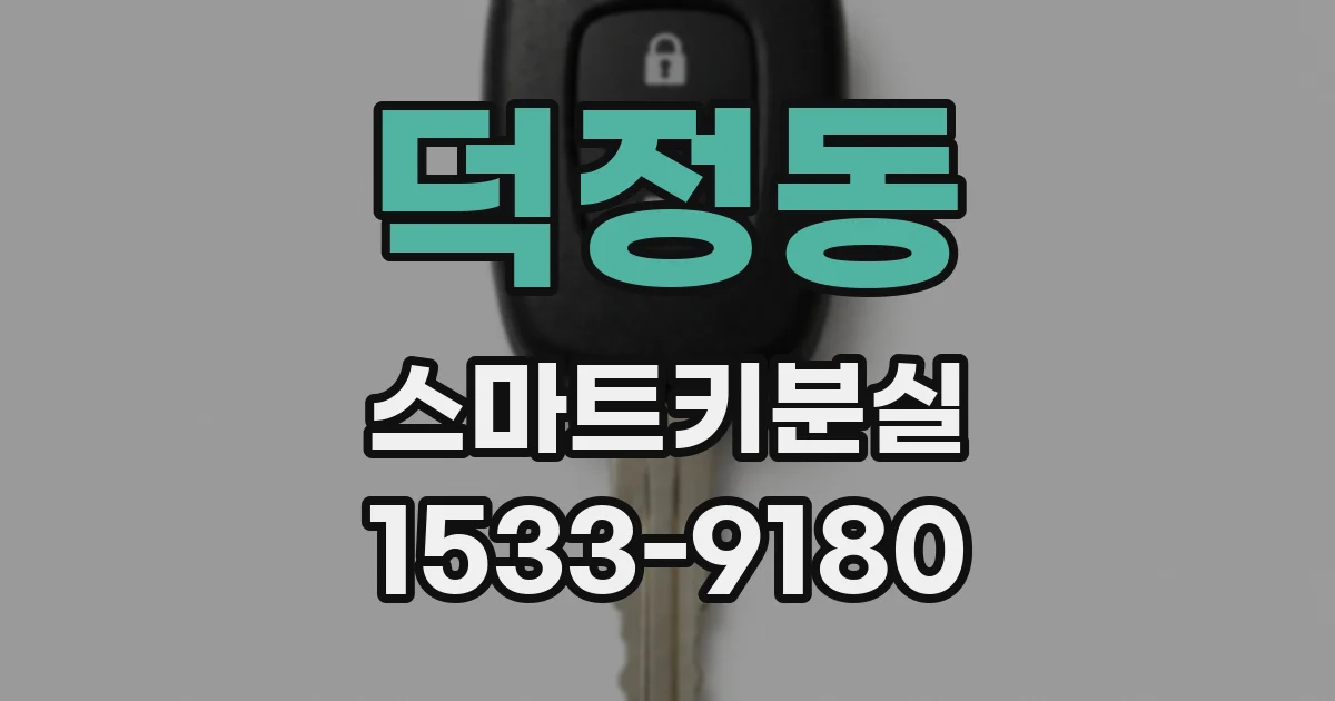 덕정동 스마트키분실