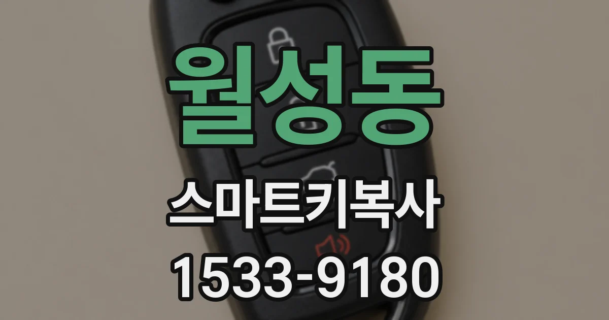 월성동 스마트키복사