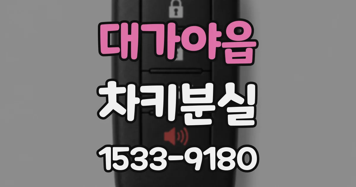 대가야읍 차키분실