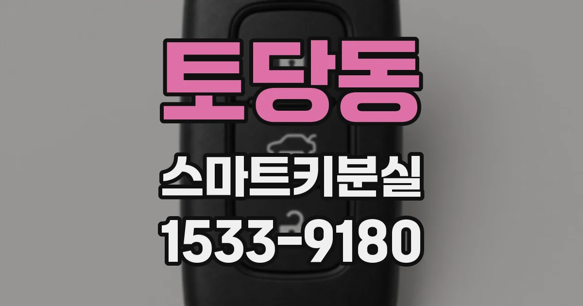 토당동 스마트키분실