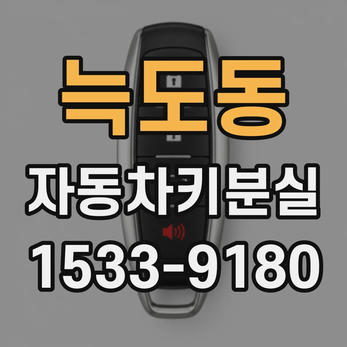 늑도동 자동차키분실