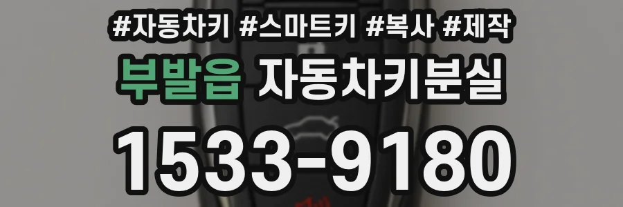 부발읍 자동차키분실