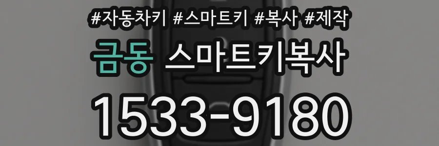 금동 스마트키복사