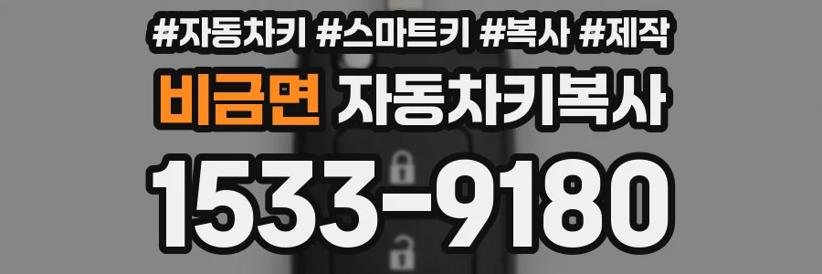 비금면 자동차키복사