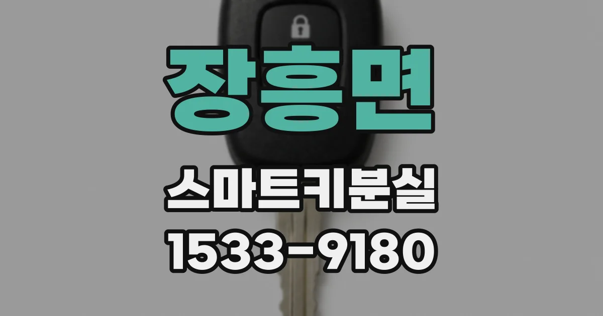 장흥면 스마트키분실