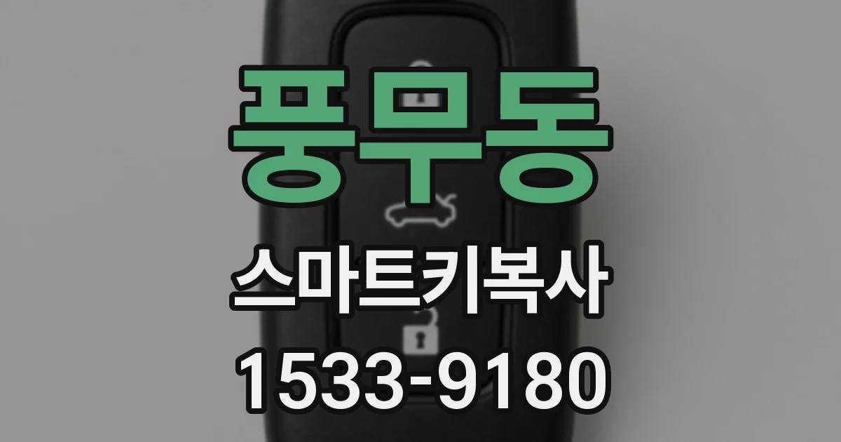 풍무동 스마트키복사