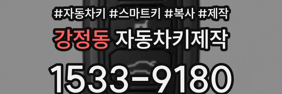 강정동 자동차키제작