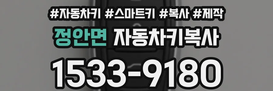 정안면 자동차키복사