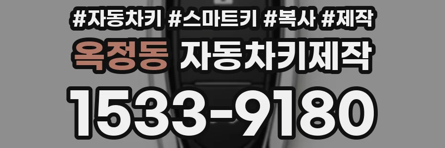 옥정동 자동차키제작