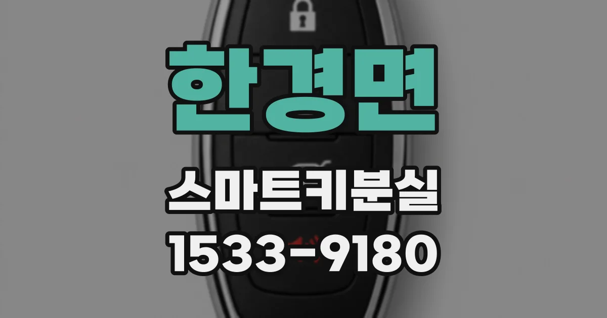한경면 스마트키분실