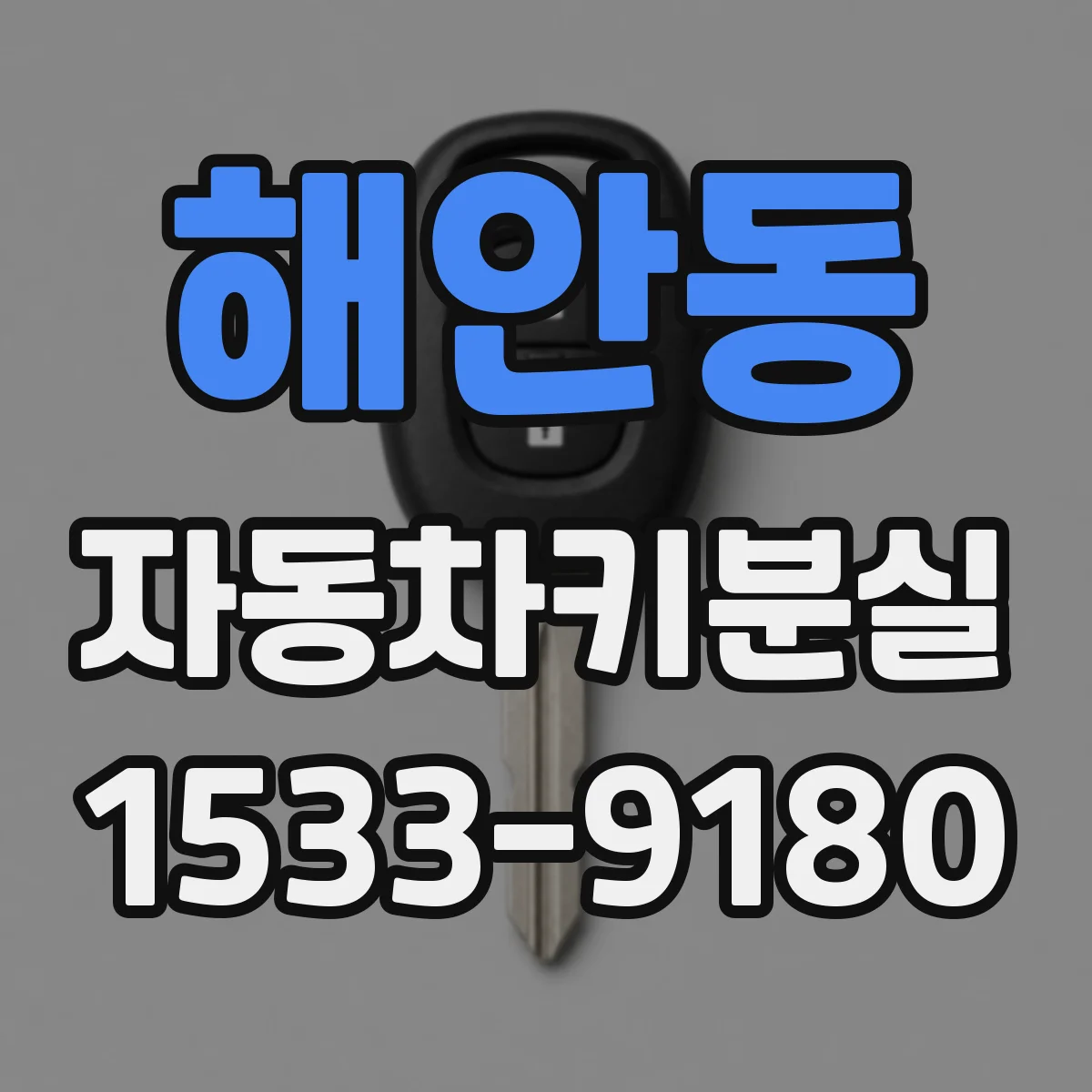 해안동 자동차키분실