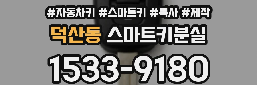 덕산동 스마트키분실