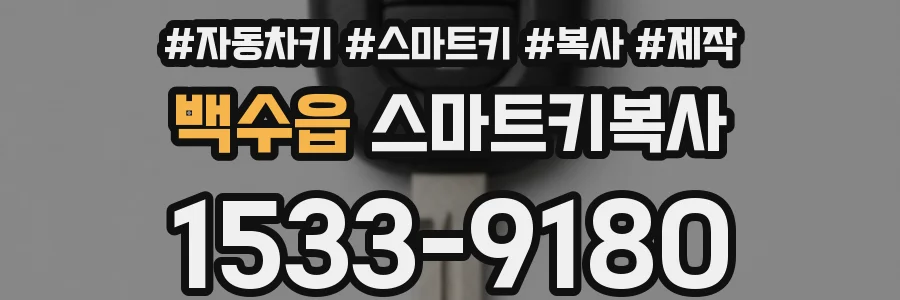 백수읍 스마트키복사