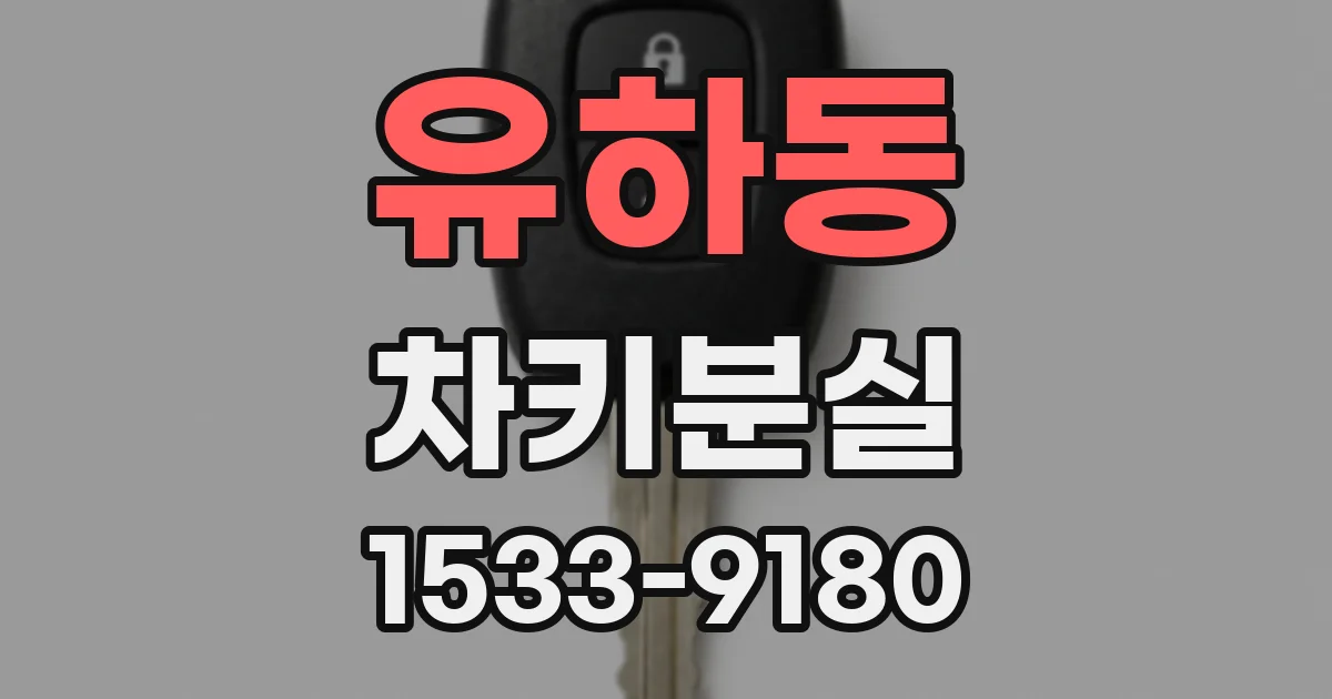 유하동 차키분실