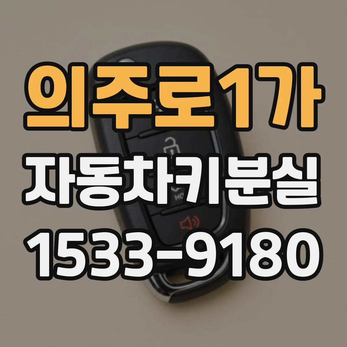 의주로1가 자동차키분실