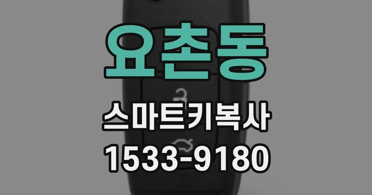 요촌동 스마트키복사