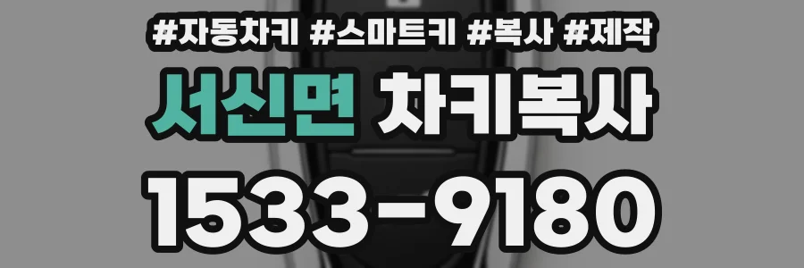 서신면 차키복사