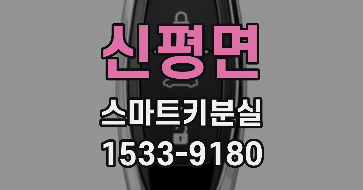 신평면 스마트키분실