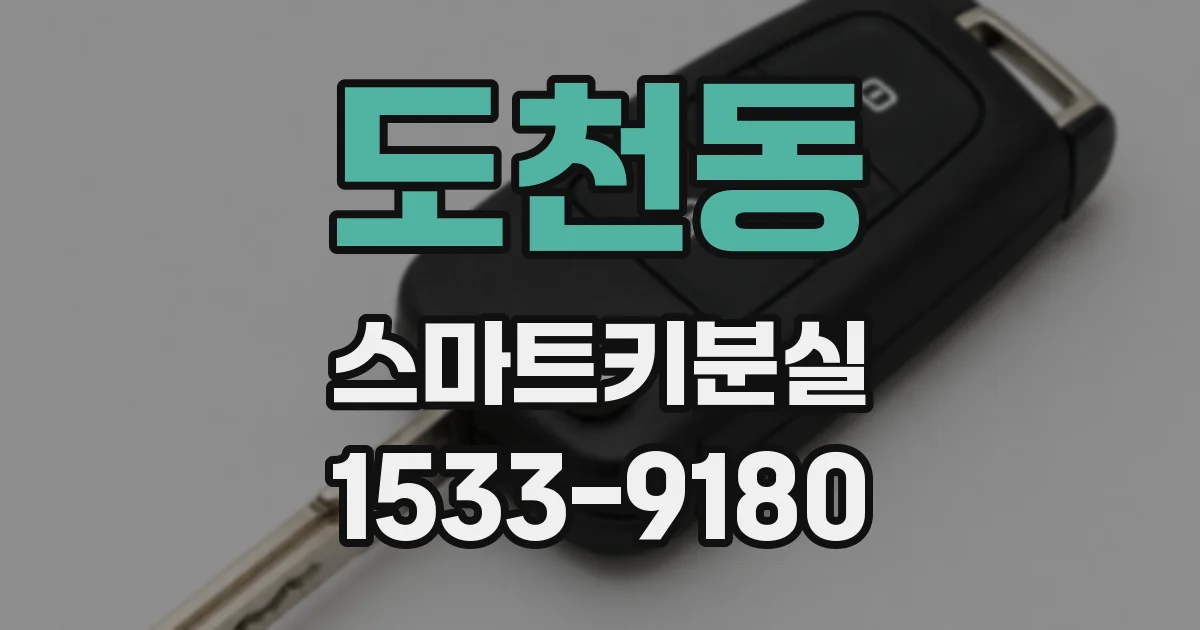 도천동 스마트키분실