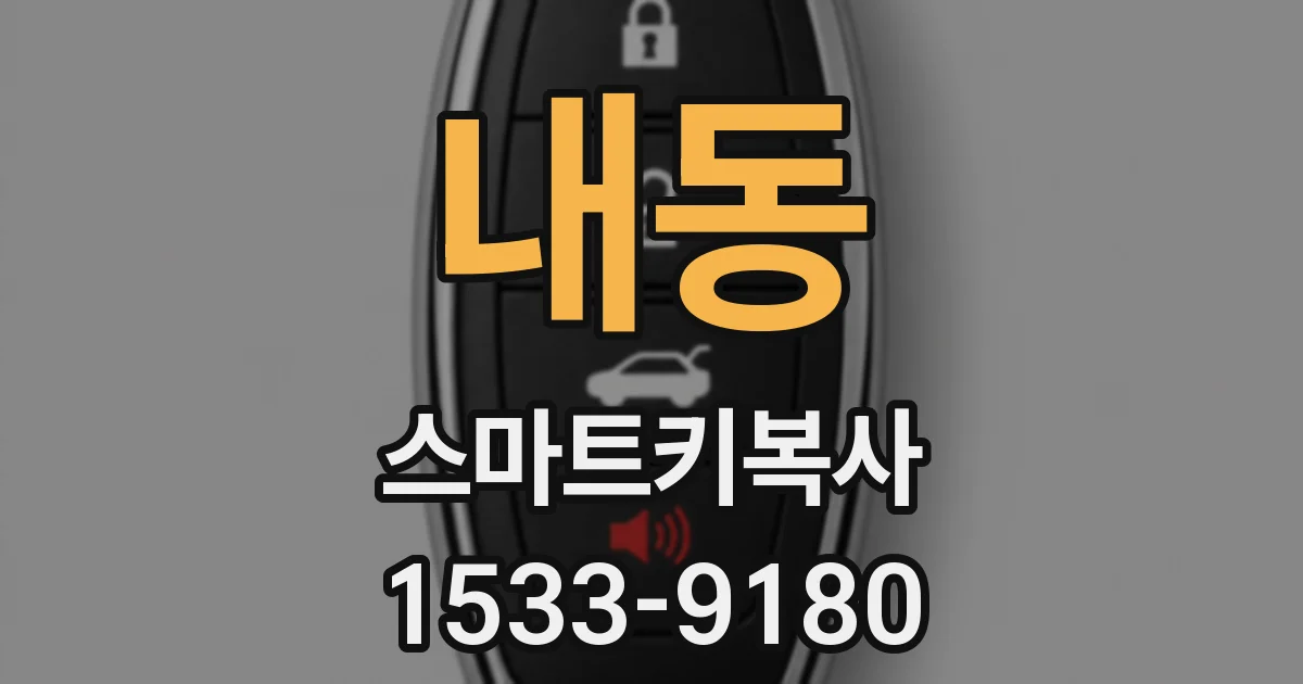 내동 스마트키복사