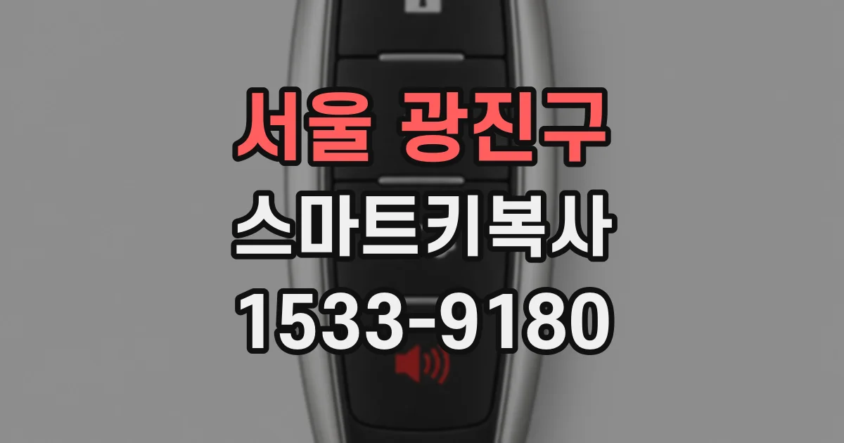 서울 광진구 스마트키복사
