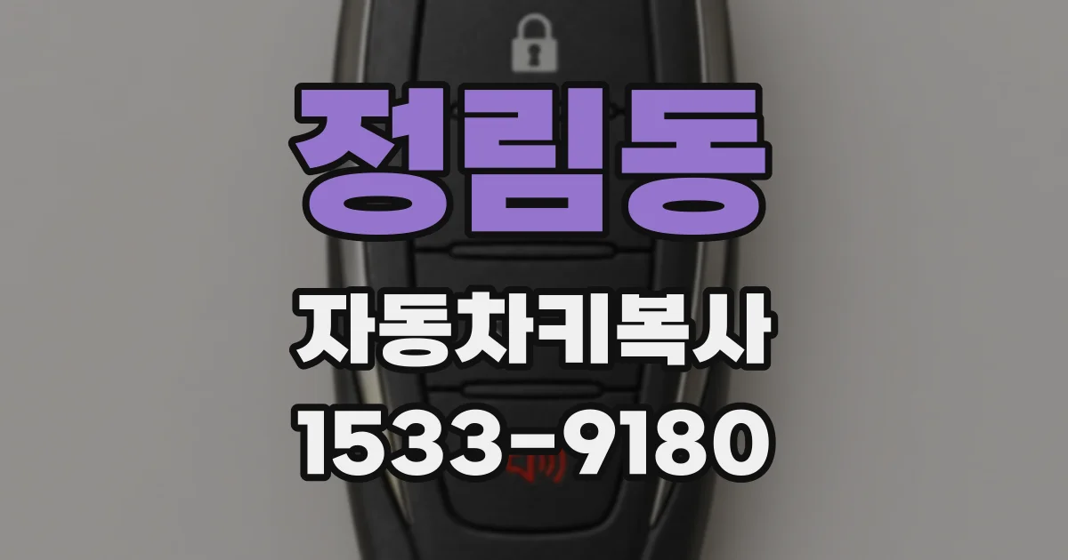 정림동 자동차키복사