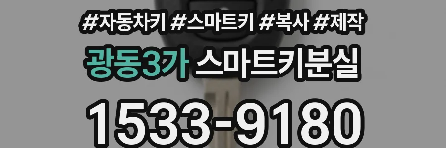 광동3가 스마트키분실
