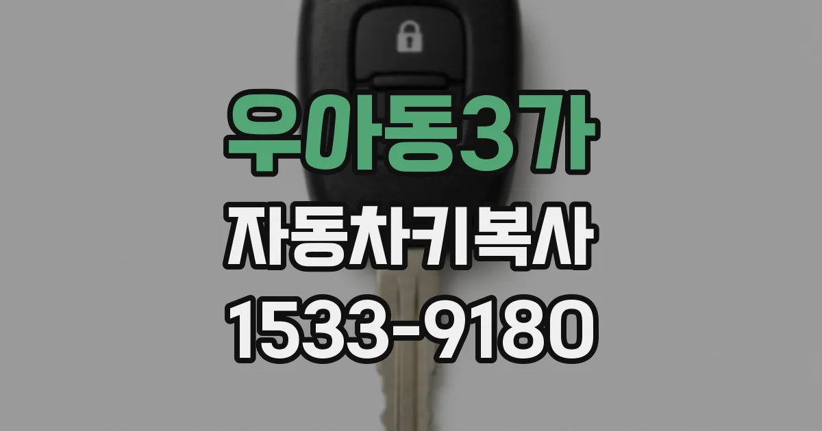 우아동3가 자동차키복사